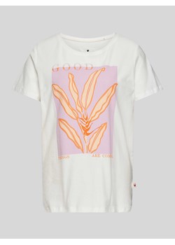 T-shirt z nadrukiem z motywem model ‘Daliah’ ze sklepu Peek&Cloppenburg  w kategorii Bluzki damskie - zdjęcie 173721578