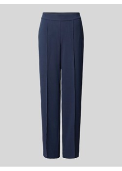 Spodnie z zakładkami i elastycznym pasem ze sklepu Peek&Cloppenburg  w kategorii Spodnie damskie - zdjęcie 173721627