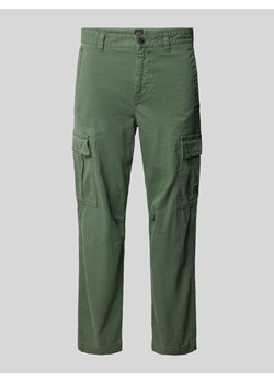 Spodnie cargo z naszywką z logo model ‘Sisla’ ze sklepu Peek&Cloppenburg  w kategorii Spodnie męskie - zdjęcie 173721737