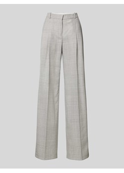 Spodnie do garnituru z czystej żywej wełny z zakładkami w pasie model ‘Tanity’ ze sklepu Peek&Cloppenburg  w kategorii Spodnie damskie - zdjęcie 173721775