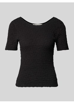 T-shirt z efektem marszczenia ze sklepu Peek&Cloppenburg  w kategorii Bluzki damskie - zdjęcie 173721778