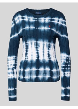 Sweter z dzianiny ze ściegiem warkoczowym model ‘JULIANNA’ ze sklepu Peek&Cloppenburg  w kategorii Swetry damskie - zdjęcie 173721965
