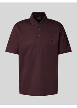 Koszulka polo o kroju slim fit z naszywką z logo model ‘Parris’ ze sklepu Peek&Cloppenburg  w kategorii T-shirty męskie - zdjęcie 173721995