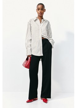 H & M - Eleganckie spodnie z wysoką talią - Czarny ze sklepu H&M w kategorii Spodnie damskie - zdjęcie 173722176