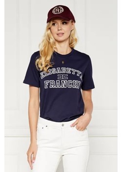 Elisabetta Franchi T-shirt | Regular Fit ze sklepu Gomez Fashion Store w kategorii Bluzki damskie - zdjęcie 173722818