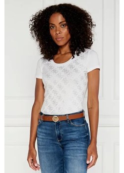 GUESS T-shirt | Slim Fit | stretch ze sklepu Gomez Fashion Store w kategorii Bluzki damskie - zdjęcie 173723515