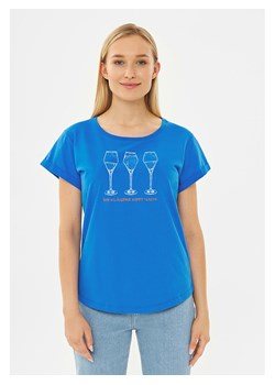 Derbe Koszulka w kolorze niebieskim ze sklepu Limango Polska w kategorii Bluzki damskie - zdjęcie 173723899