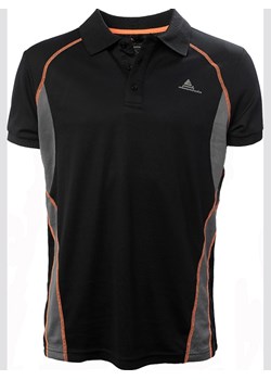 Peak Mountain Funkcyjna koszulka polo w kolorze czarnym ze sklepu Limango Polska w kategorii T-shirty męskie - zdjęcie 173724639