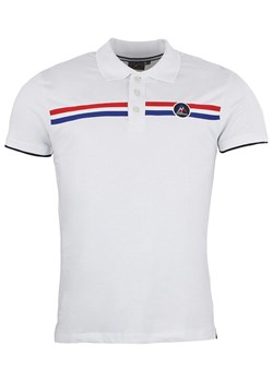 Peak Mountain Koszulka polo w kolorze białym ze sklepu Limango Polska w kategorii T-shirty męskie - zdjęcie 173724659