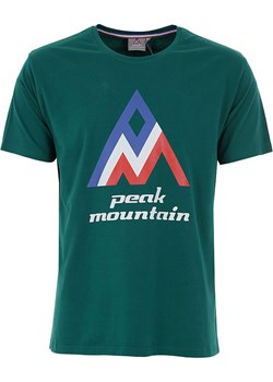Peak Mountain Koszulka w kolorze zielonym ze sklepu Limango Polska w kategorii T-shirty męskie - zdjęcie 173724695