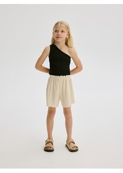 Reserved - Top na jedno ramię - czarny ze sklepu Reserved w kategorii Bluzki dziewczęce - zdjęcie 173725186