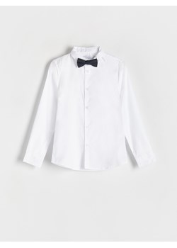 Reserved - Koszula z muchą - biały ze sklepu Reserved w kategorii Koszule chłopięce - zdjęcie 173725467
