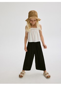 Reserved - Spodnie wide leg - czarny ze sklepu Reserved w kategorii Spodnie dziewczęce - zdjęcie 173725585