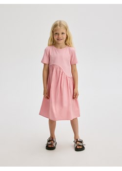 Reserved - Bawełniana sukienka - różowy ze sklepu Reserved w kategorii Sukienki dziewczęce - zdjęcie 173725645
