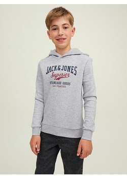 JACK &amp; JONES Junior Bluza &quot;Logo&quot; w kolorze szarym ze sklepu Limango Polska w kategorii Bluzy chłopięce - zdjęcie 173727268