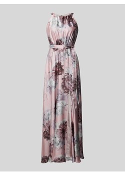 Sukienka wieczorowa z wiązanym paskiem ze sklepu Peek&Cloppenburg  w kategorii Sukienki - zdjęcie 173728866
