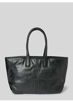 Torba shopper skórzana z wytłoczonym logo model ‘Chelsea’ ze sklepu Peek&Cloppenburg  w kategorii Torby Shopper bag - zdjęcie 173728876
