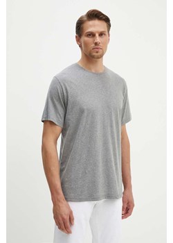 American Vintage t-shirt bawełniany męski kolor szary melanżowy MVUP02AH24 ze sklepu ANSWEAR.com w kategorii T-shirty męskie - zdjęcie 173729998