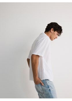 Reserved - Koszula comfort z lnem - biały ze sklepu Reserved w kategorii Koszule męskie - zdjęcie 173730705