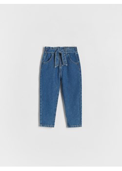 Reserved - Classic denim baggy - niebieski ze sklepu Reserved w kategorii Spodnie i półśpiochy - zdjęcie 173731075
