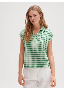 OPUS Koszulka w kolorze zielono-białym ze sklepu Limango Polska w kategorii Bluzki damskie - zdjęcie 173732766