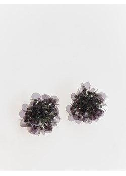 Reserved - Kolczyki w kształcie kwiatów - szary ze sklepu Reserved w kategorii Kolczyki - zdjęcie 173735745