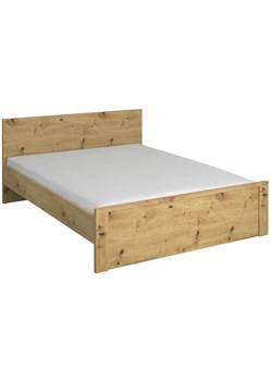 Małżeńskie łóżko z materacem 160x200 dąb artisan - Toreso 20X ze sklepu Edinos.pl w kategorii Łóżka i materace - zdjęcie 173736278