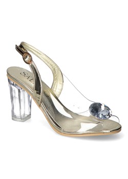 Sandały Sala SA555 Złote ze sklepu Arturo-obuwie w kategorii Sandały damskie - zdjęcie 173737627
