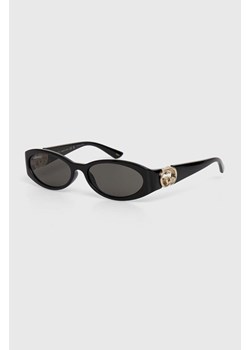 Gucci okulary przeciwsłoneczne damskie kolor czarny GG1660S ze sklepu ANSWEAR.com w kategorii Okulary przeciwsłoneczne damskie - zdjęcie 173737989