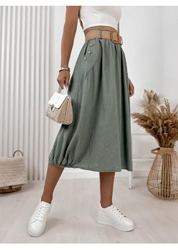 spódnica azaria khaki one size ze sklepu UBRA w kategorii Spódnice - zdjęcie 173738646