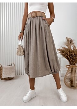 spódnica azaria ciemnobeżowa one size ze sklepu UBRA w kategorii Spódnice - zdjęcie 173738656