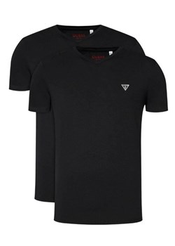 t-shirt męski guess u97g03 kcd31 2-pack czarny ze sklepu Royal Shop w kategorii T-shirty męskie - zdjęcie 173738687