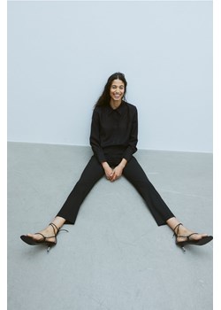 H & M - Spodnie cygaretki - Czarny ze sklepu H&M w kategorii Spodnie damskie - zdjęcie 173739285