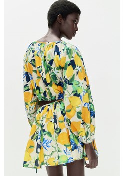H & M - Kloszowa spódniczka mini - Żółty ze sklepu H&M w kategorii Spódnice - zdjęcie 173739306