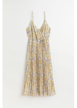 H & M - Plisowana sukienka kopertowa - Fioletowy ze sklepu H&M w kategorii Sukienki - zdjęcie 173739319