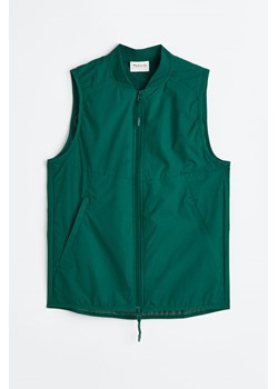 H & M - Przeciwdeszczowa kamizelka do biegania - Zielony ze sklepu H&M w kategorii Kamizelki męskie - zdjęcie 173739368