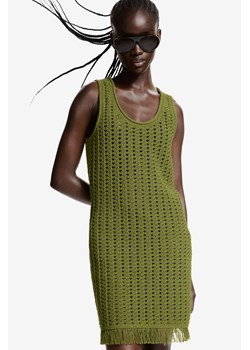 H & M - Sukienka o wyglądzie szydełkowej robótki - Zielony ze sklepu H&M w kategorii Sukienki - zdjęcie 173739369