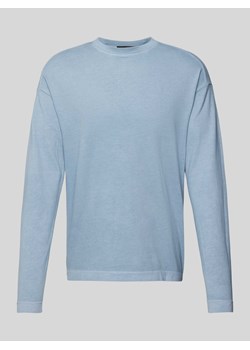 Bluzka z długim rękawem i obniżonymi ramionami model ‘MARRIO’ ze sklepu Peek&Cloppenburg  w kategorii T-shirty męskie - zdjęcie 173739536