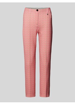 Spodnie materiałowe z zakładkami w pasie model ‘Sydney’ ze sklepu Peek&Cloppenburg  w kategorii Spodnie damskie - zdjęcie 173739599