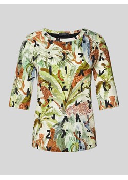 T-shirt z efektem prążkowania ze sklepu Peek&Cloppenburg  w kategorii Bluzki damskie - zdjęcie 173739695