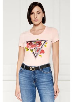 GUESS T-shirt ROSES | Regular Fit ze sklepu Gomez Fashion Store w kategorii Bluzki damskie - zdjęcie 173741088