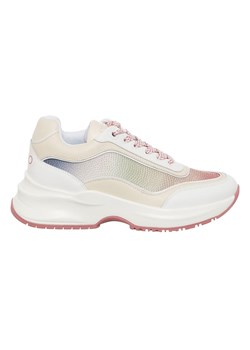 Liu Jo Sneakersy w kolorze biało-beżowo-różowym ze sklepu Limango Polska w kategorii Buty sportowe damskie - zdjęcie 173741539