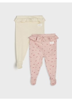 Sinsay - Półśpiochy 2 pack - kremowy ze sklepu Sinsay w kategorii Odzież dla niemowląt - zdjęcie 173743297