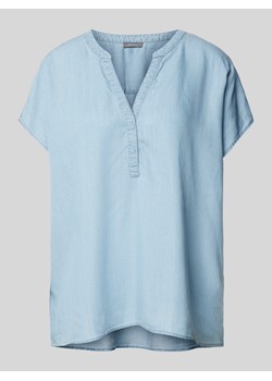 Bluzka z tkaniny stylizowanej na denim ze sklepu Peek&Cloppenburg  w kategorii Bluzki damskie - zdjęcie 173743458