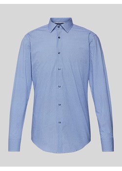 Koszula biznesowa o kroju slim fit z kołnierzykiem typu kent model ‘Hank’ ze sklepu Peek&Cloppenburg  w kategorii Koszule męskie - zdjęcie 173743498