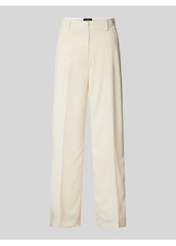 Spodnie materiałowe z szeroką nogawką w kant model ‘VERDUN’ ze sklepu Peek&Cloppenburg  w kategorii Spodnie damskie - zdjęcie 173743608