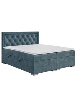 Podwójne łóżko kontynentalne 180x200 Flores - 32 kolory ze sklepu Edinos.pl w kategorii Łóżka i materace - zdjęcie 173743886