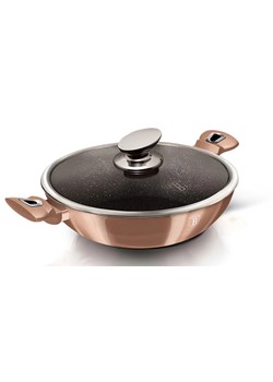 Garnek typu wok na indukcję z pokrywą K1-G97 ze sklepu Edinos.pl w kategorii Garnki - zdjęcie 173744266