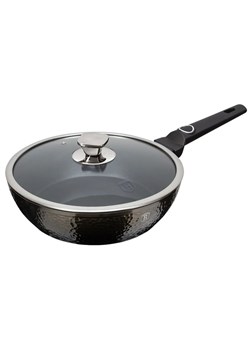 Nowoczesna patelnia z powłoką tytanową 24 cm - Flavum 7X ze sklepu Edinos.pl w kategorii Naczynia - zdjęcie 173744367