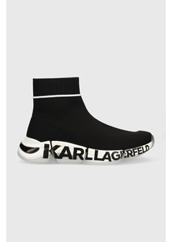 Karl Lagerfeld sneakersy QUADRA kolor czarny ze sklepu ANSWEAR.com w kategorii Buty sportowe damskie - zdjęcie 173744487